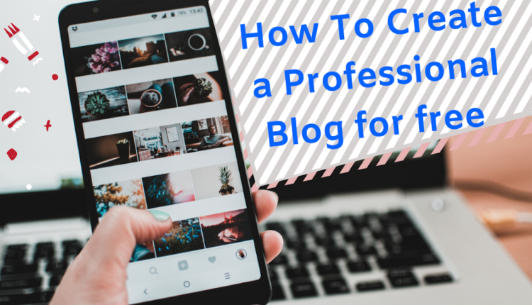 انشاء مدونة بلوجر احترافية