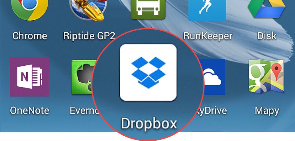  من dropbox